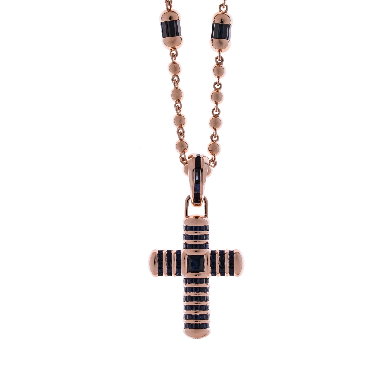 EZEIA Blue Dose Cross Pendant 2