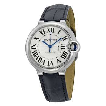Cartier Ballon Bleu Automatic Silver Dial Ladies Watch W69017Z4