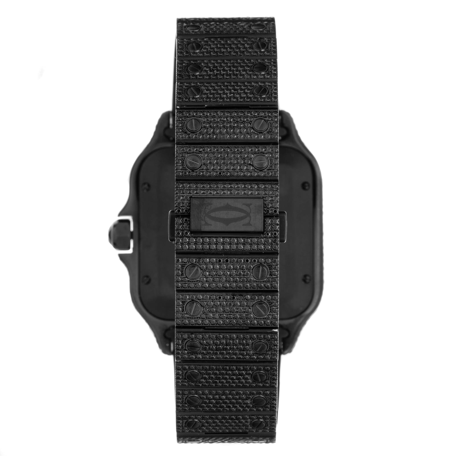 Cartier Santos Custom Black Diamond PVD 4
