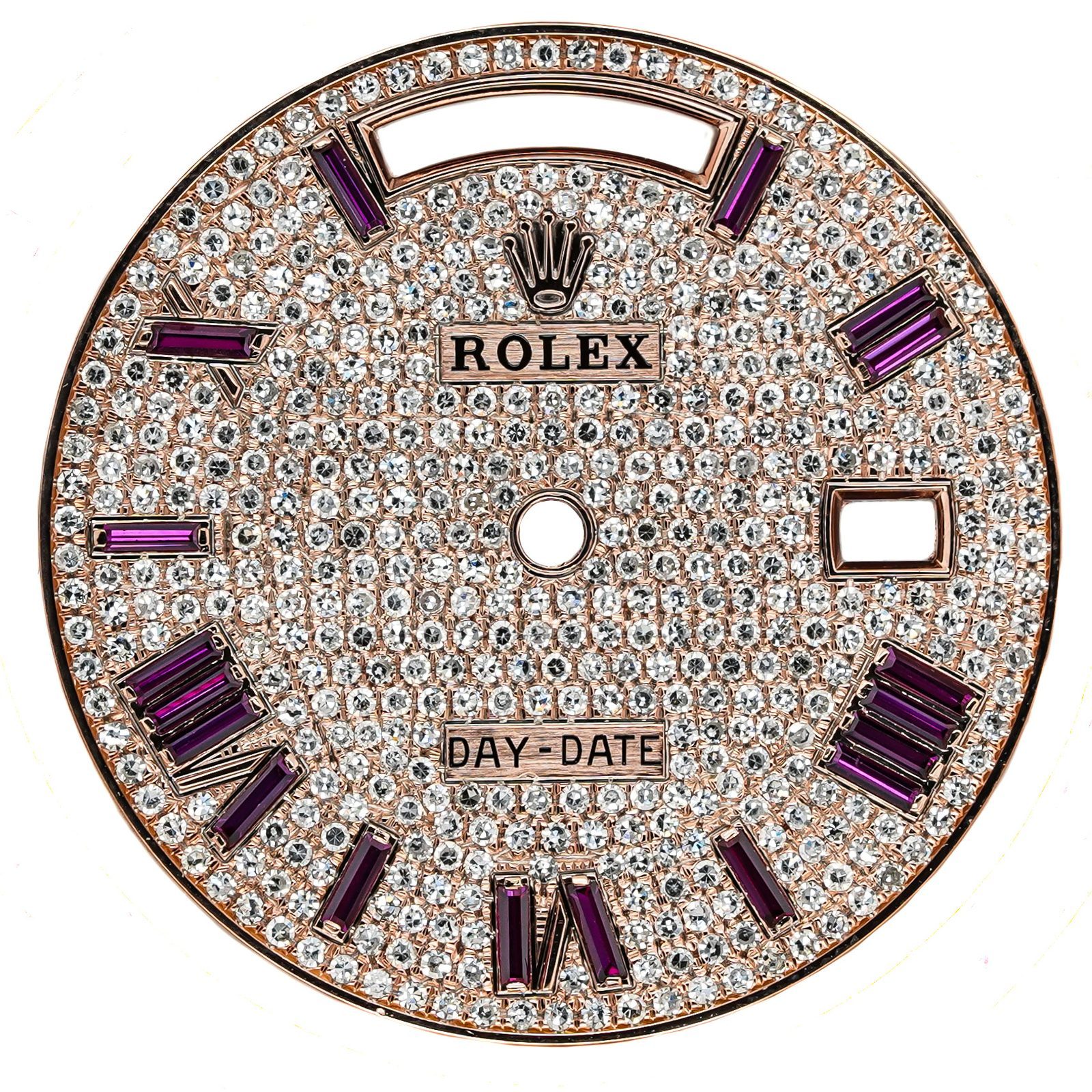 Day-Date Paved Dial Ruby Bezel Set 2