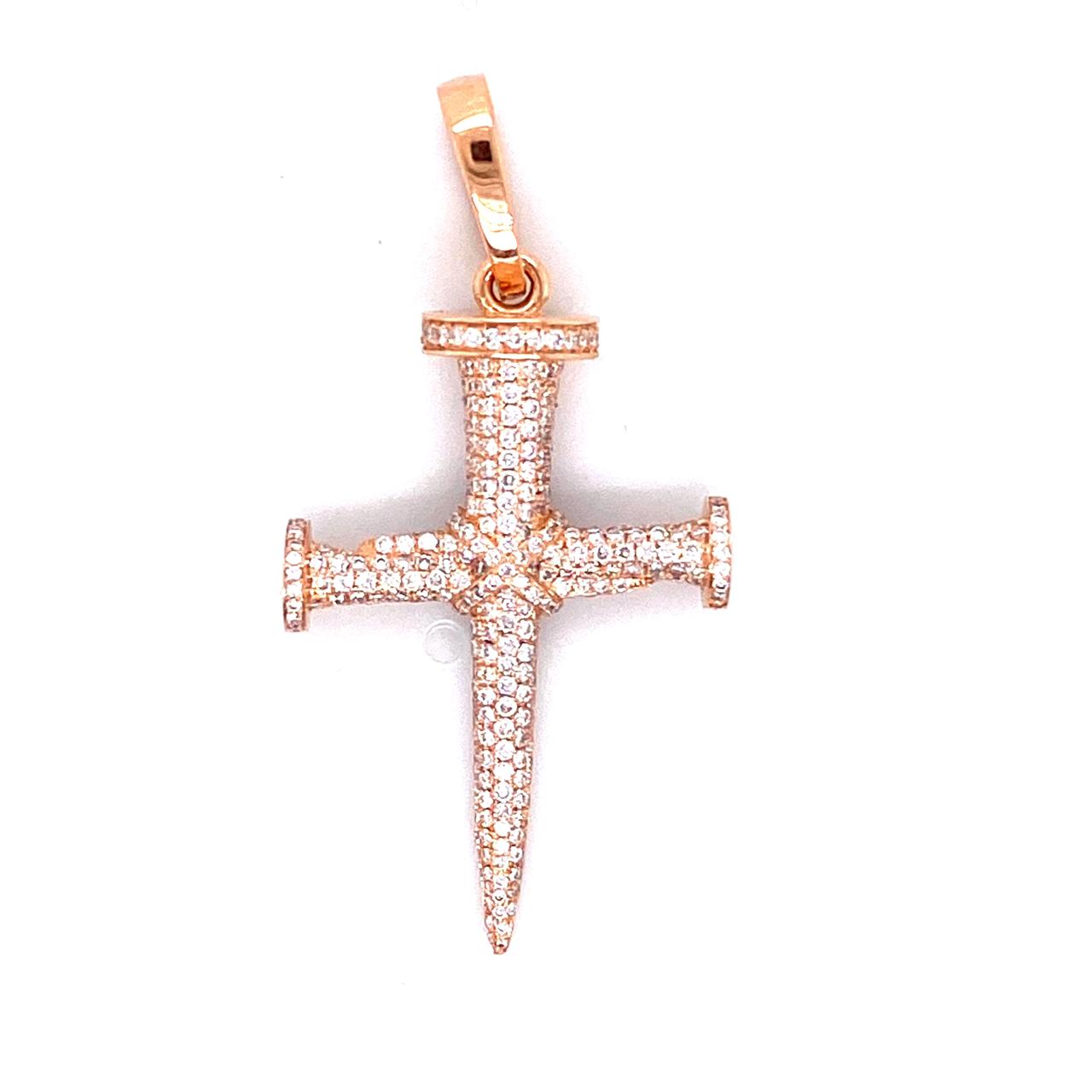 Diamond Nail Pendant