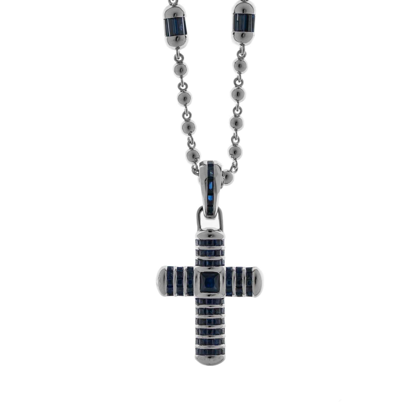 EZEIA Blue Dose Cross Pendant 2
