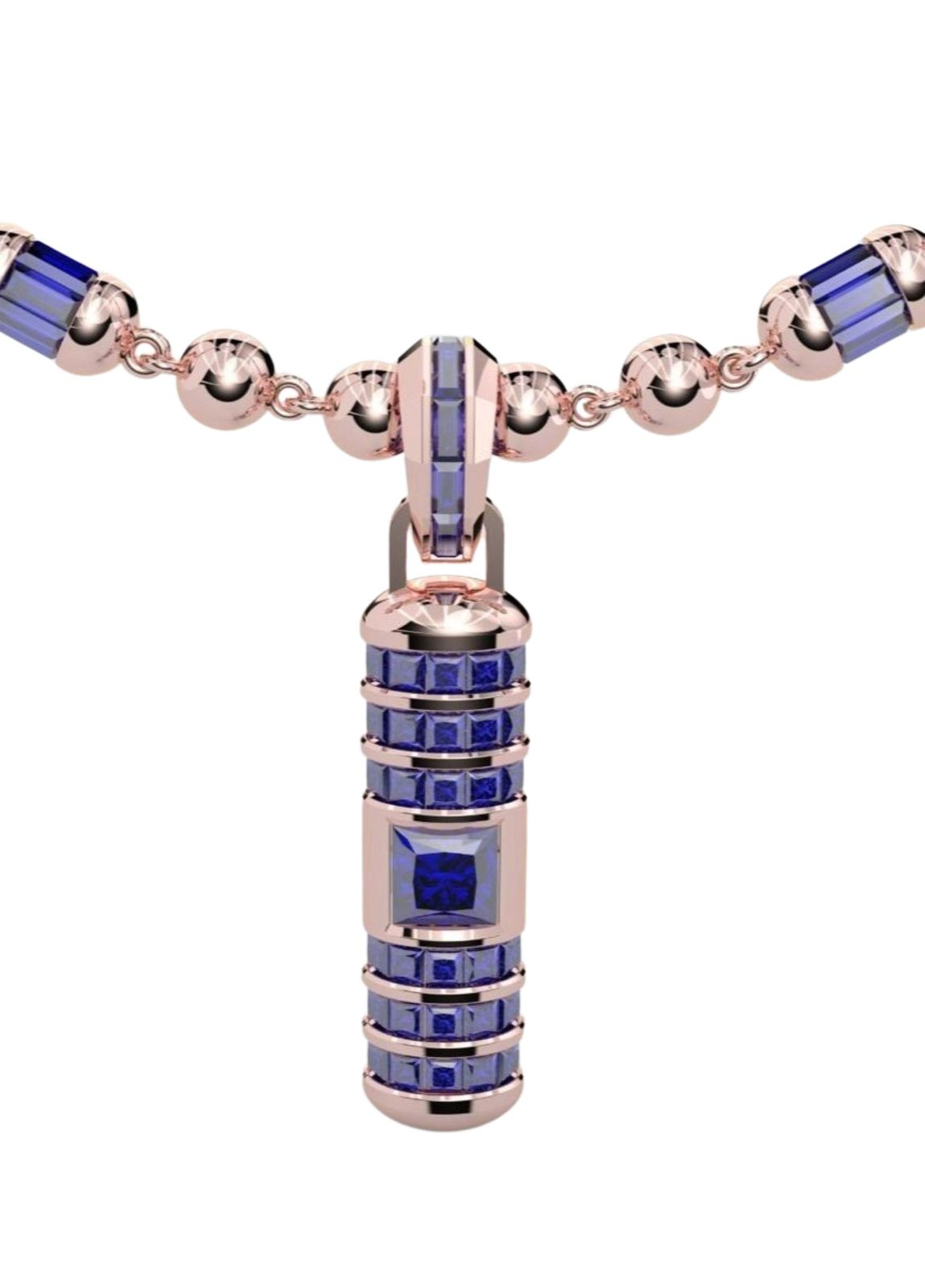 EZEIA Blue Dose Necklace 16 Cyl Grand 4