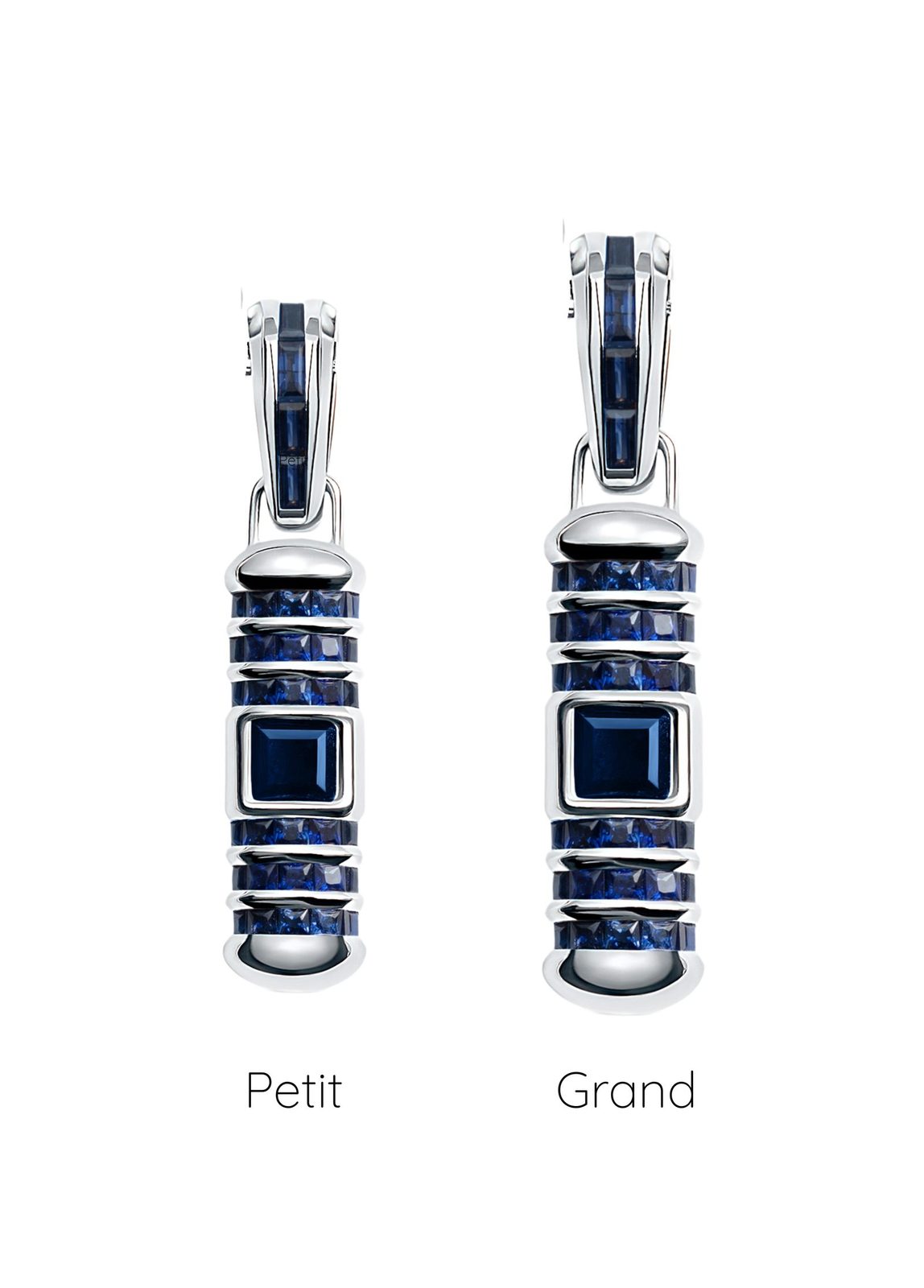 EZEIA Blue Dose Pendant Petit 4