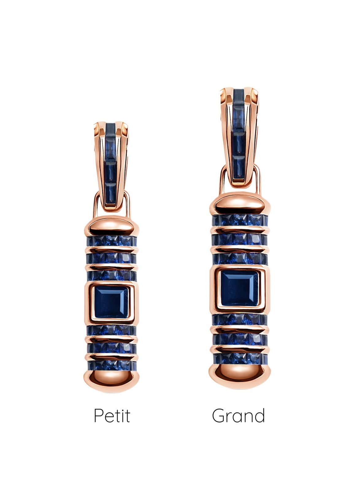 EZEIA Blue Dose Pendant Petit 4