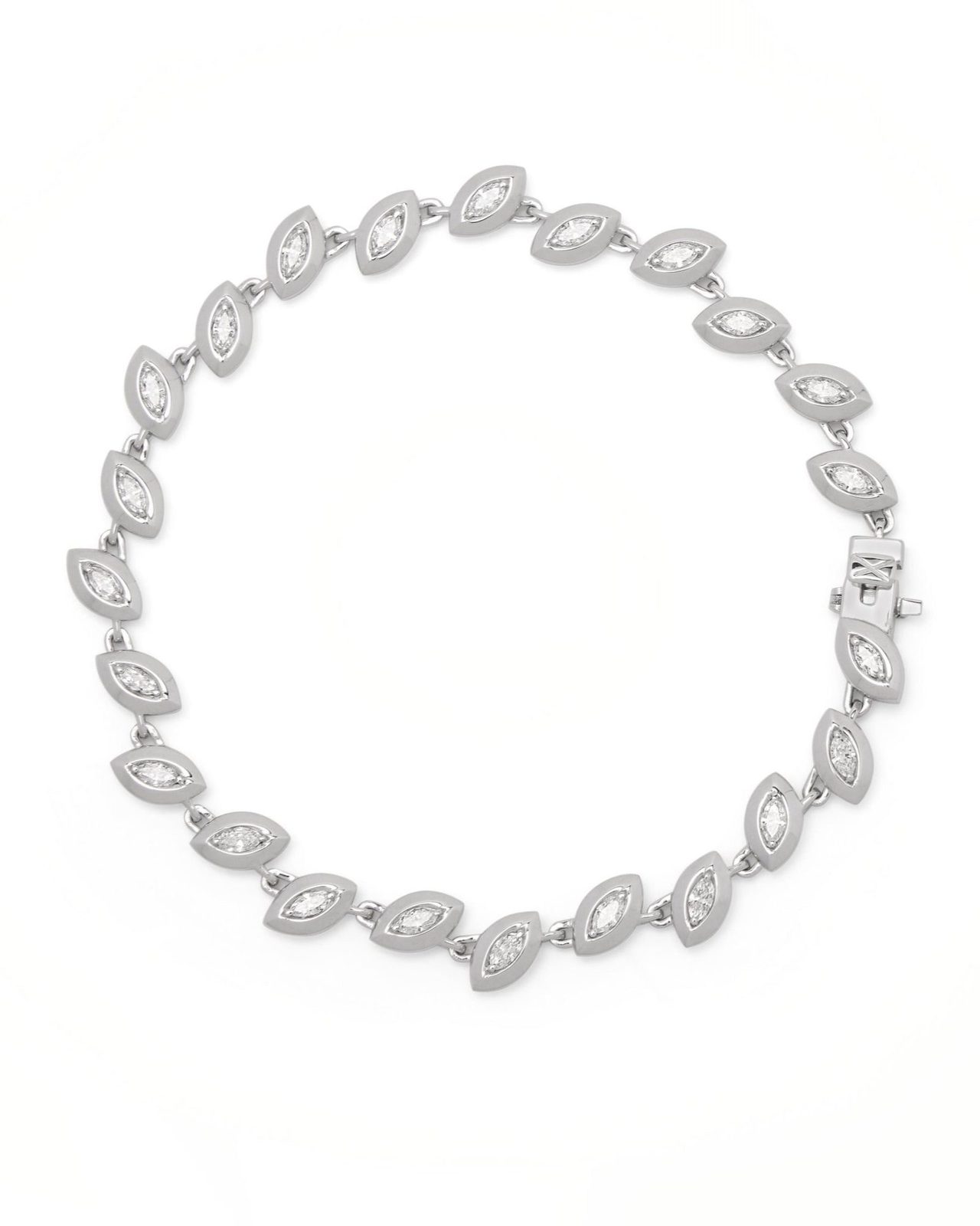 EZEIA Crescent Tennis Bracelet