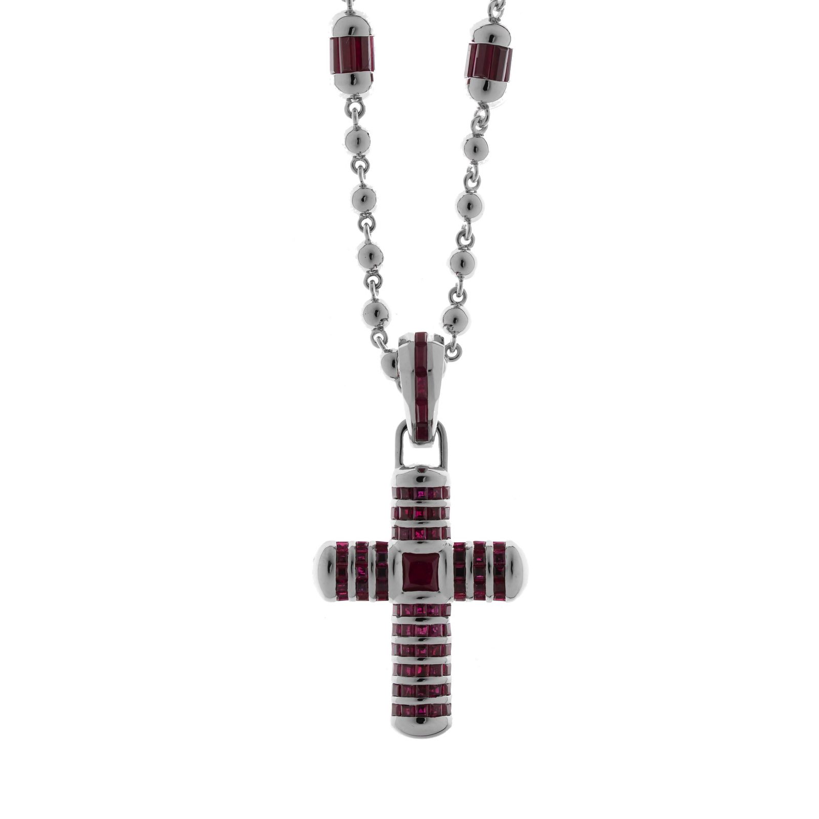EZEIA Crimson Dose Cross Pendant 2