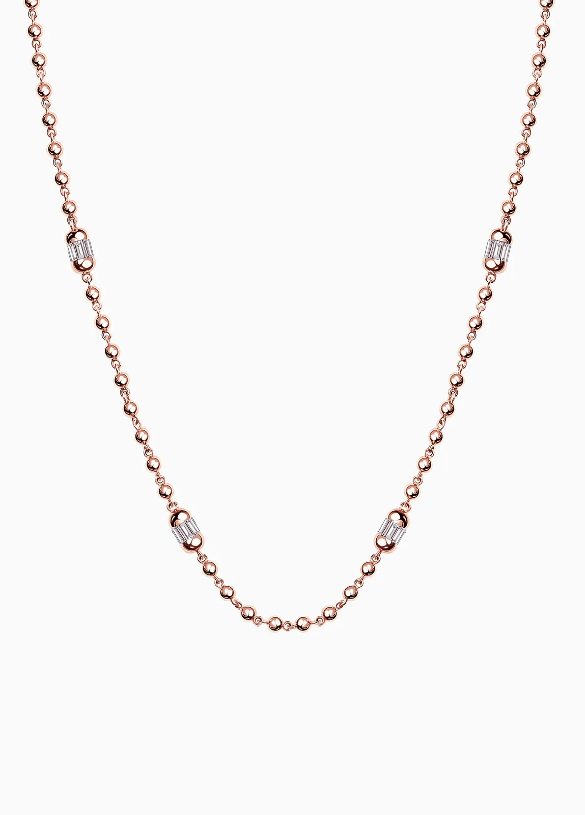 EZEIA Diamond Dose Necklace Petit