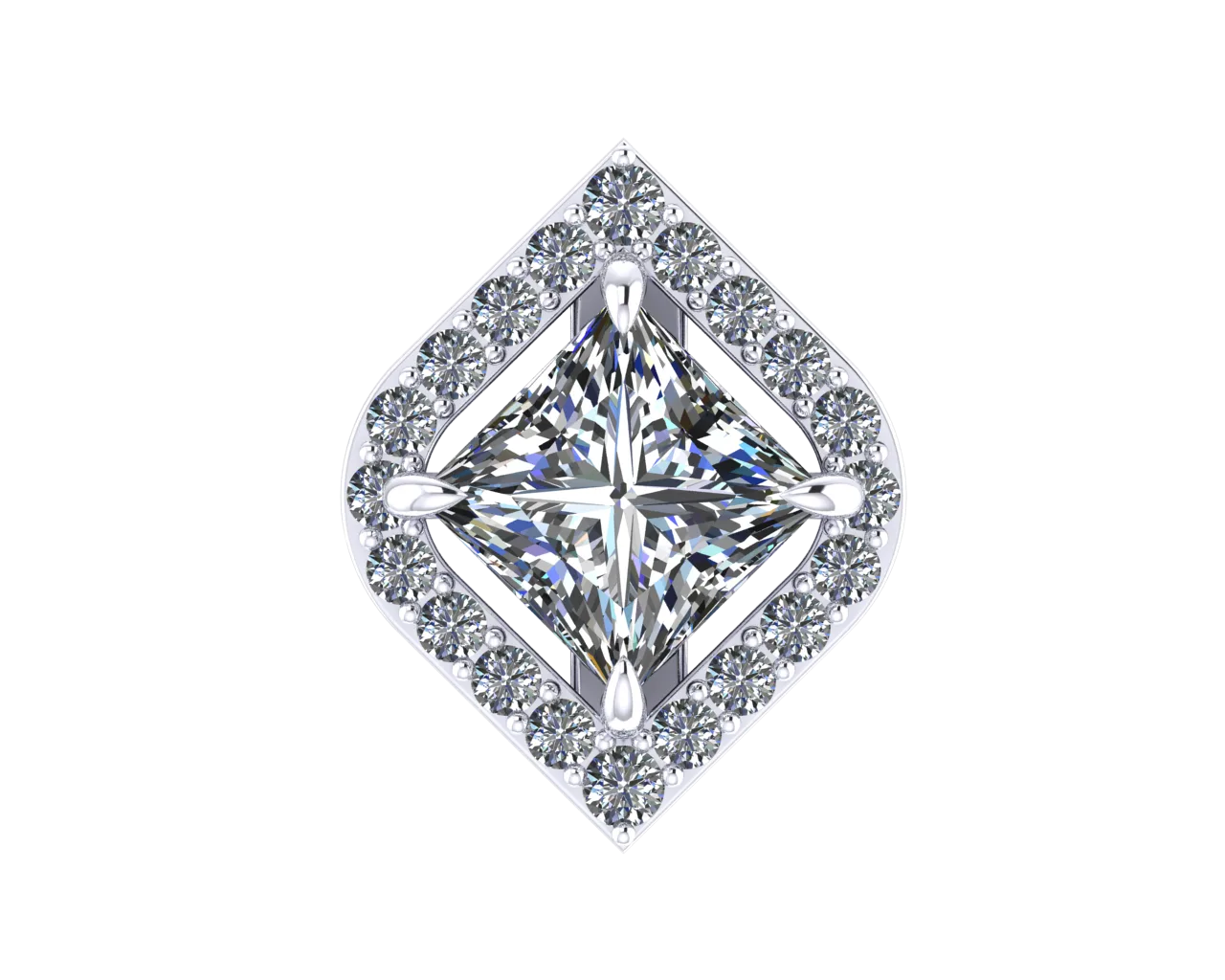 EZEIA Eternal Diamond Studs 2