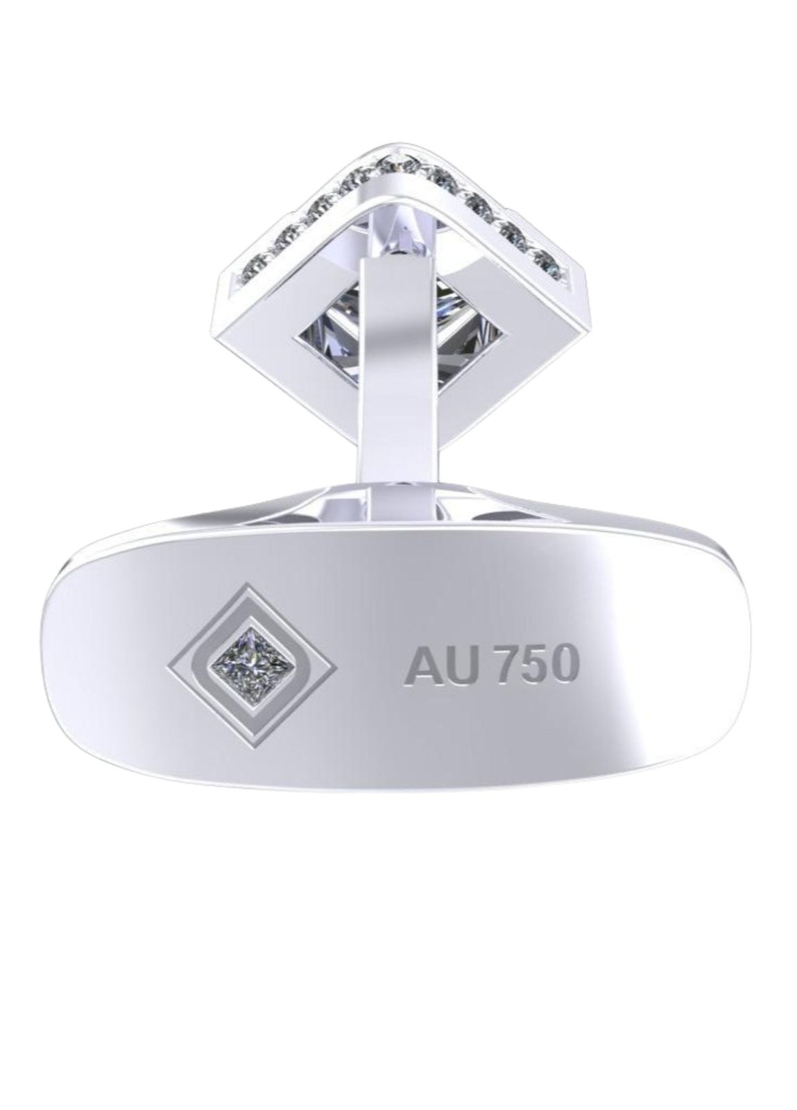 EZEIA Ezeia Diamond Cufflinks 2