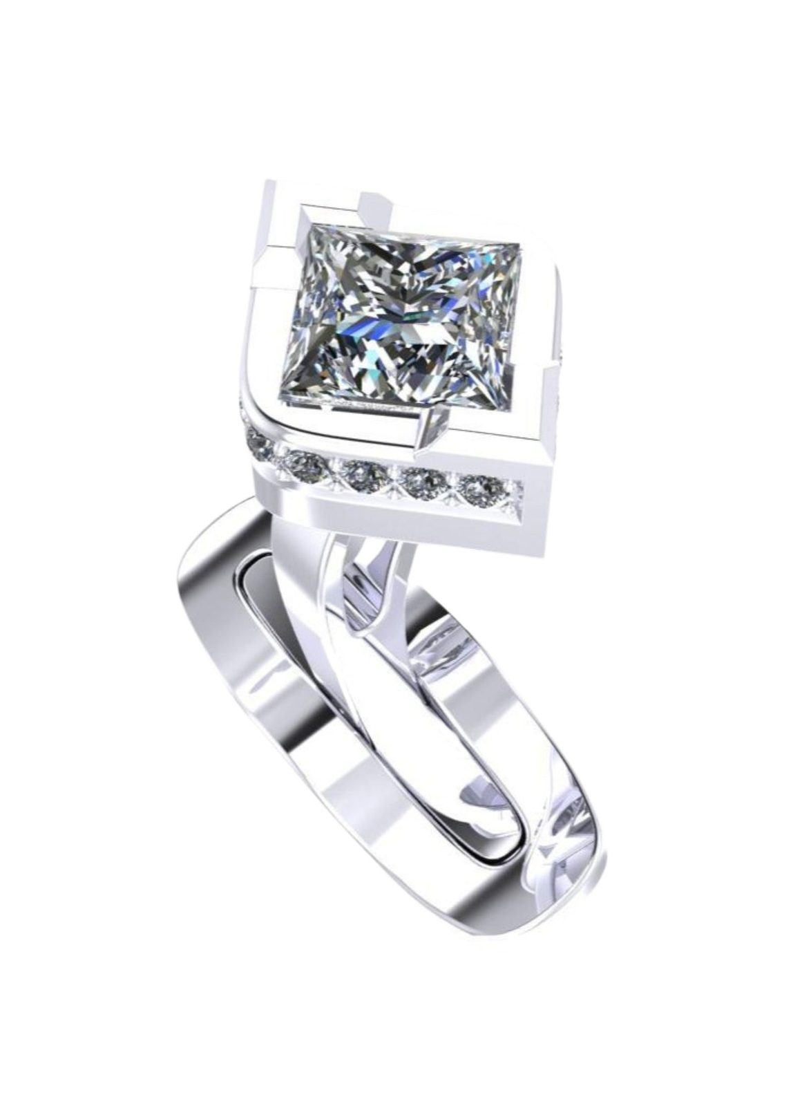 EZEIA Ezeia Diamond Cufflinks 5
