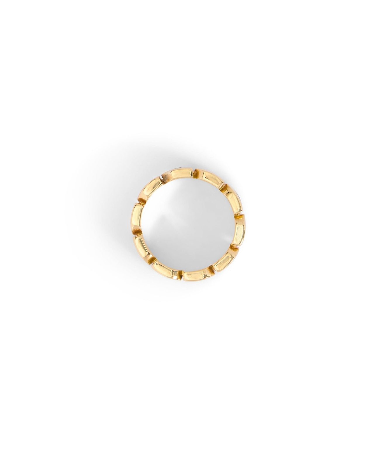 EZEIA Logograph Emerald Ring 2