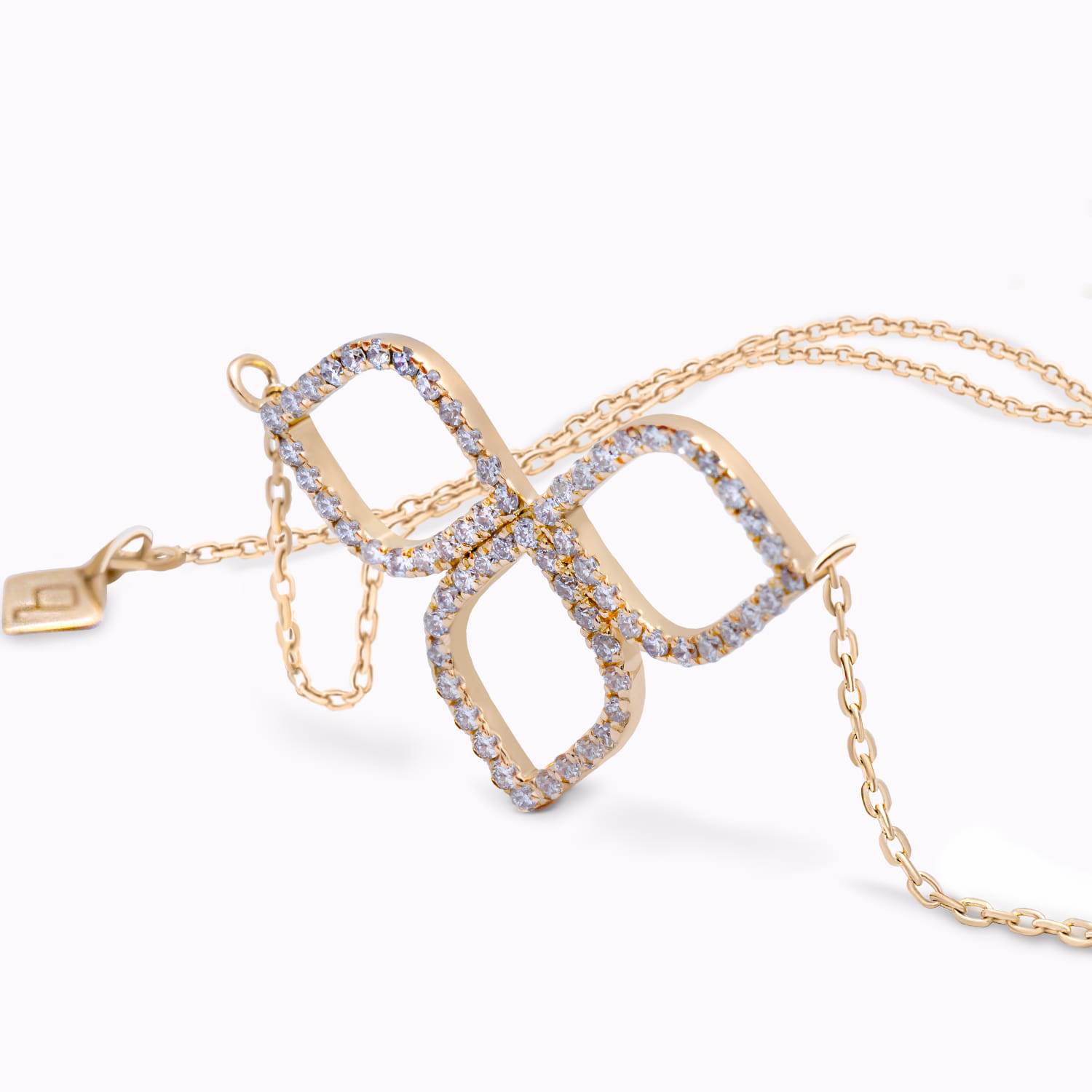 EZEIA Zellige Diamond Necklace Petit 3