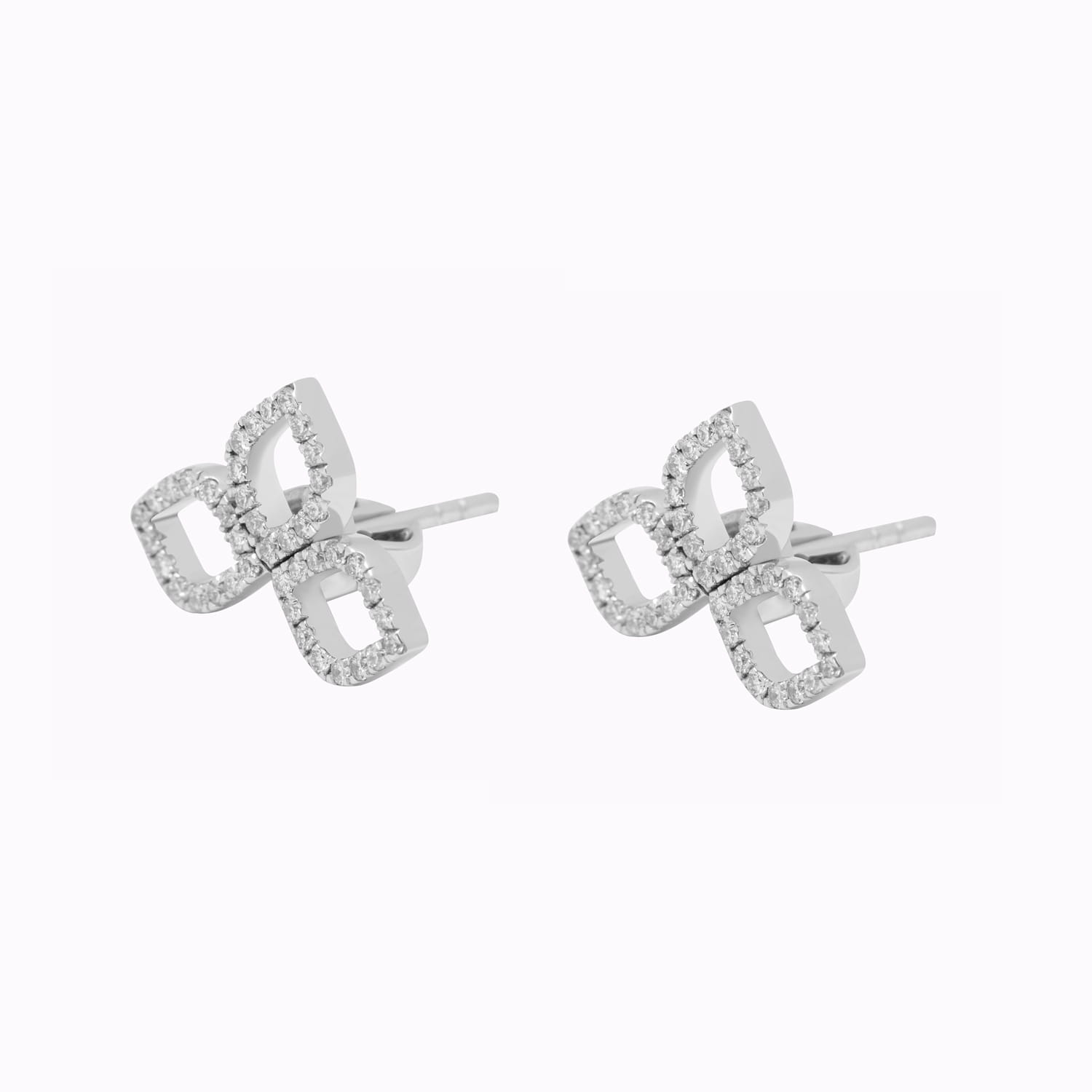 EZEIA Zellige Diamond Studs 5