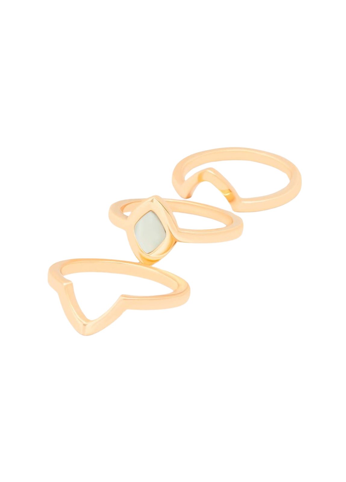 EZEIA Zellige Ring Trio 2