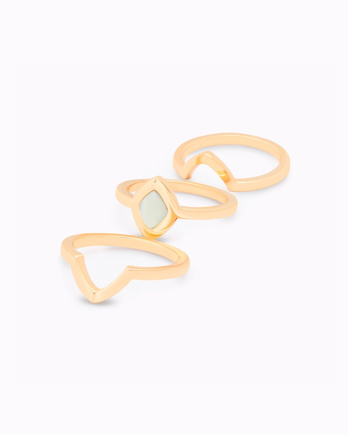 EZEIA Zellige Ring Trio 3