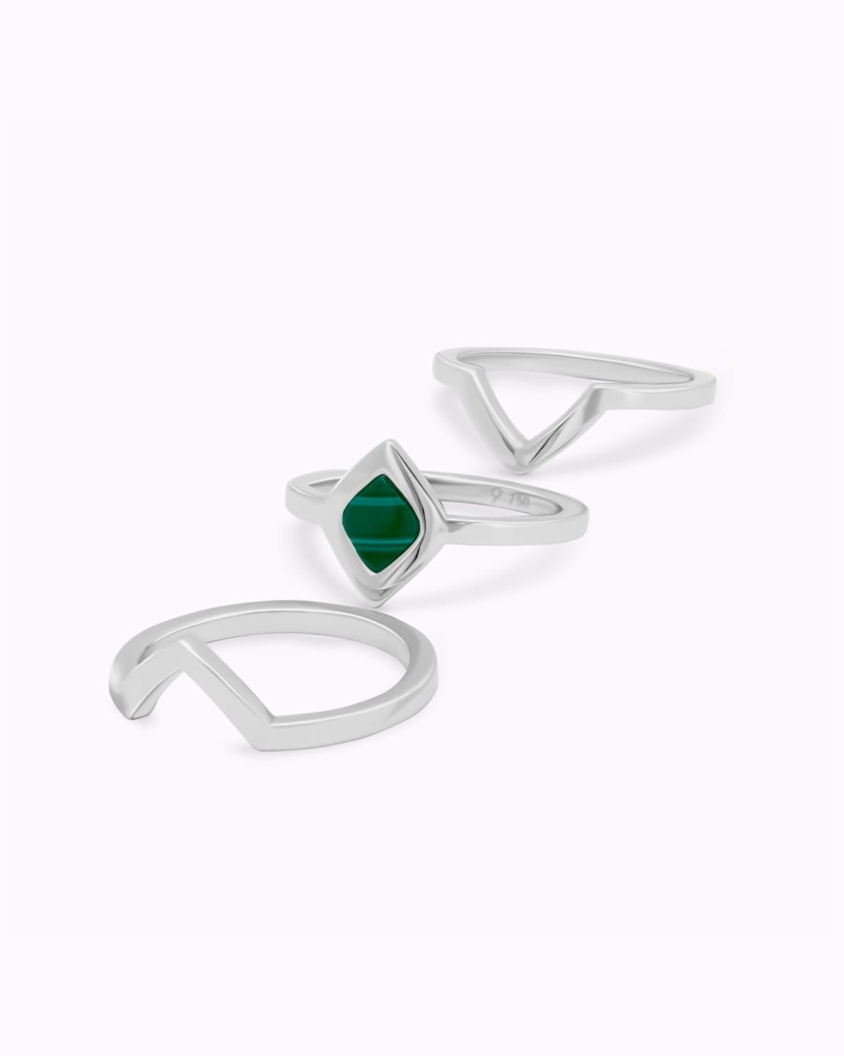 EZEIA Zellige Ring Trio 3