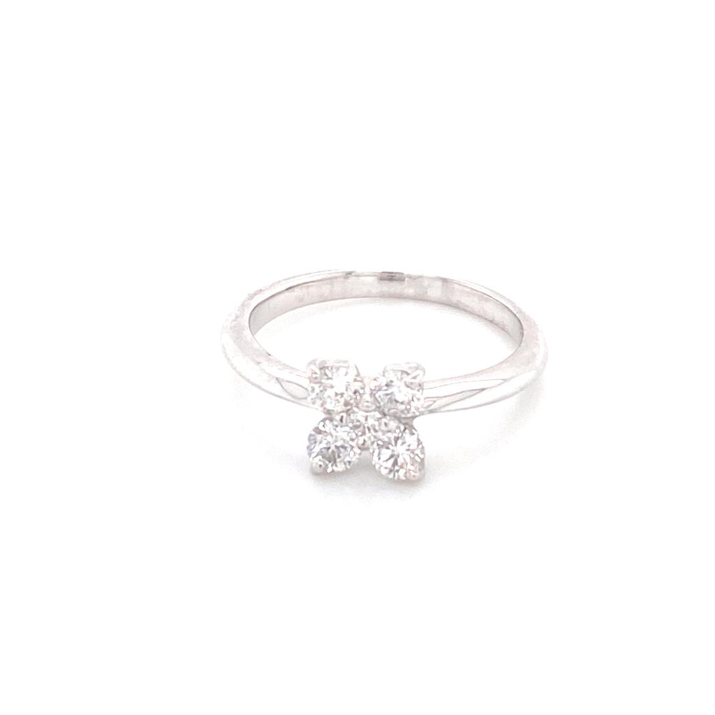 Flower Diamond Ring