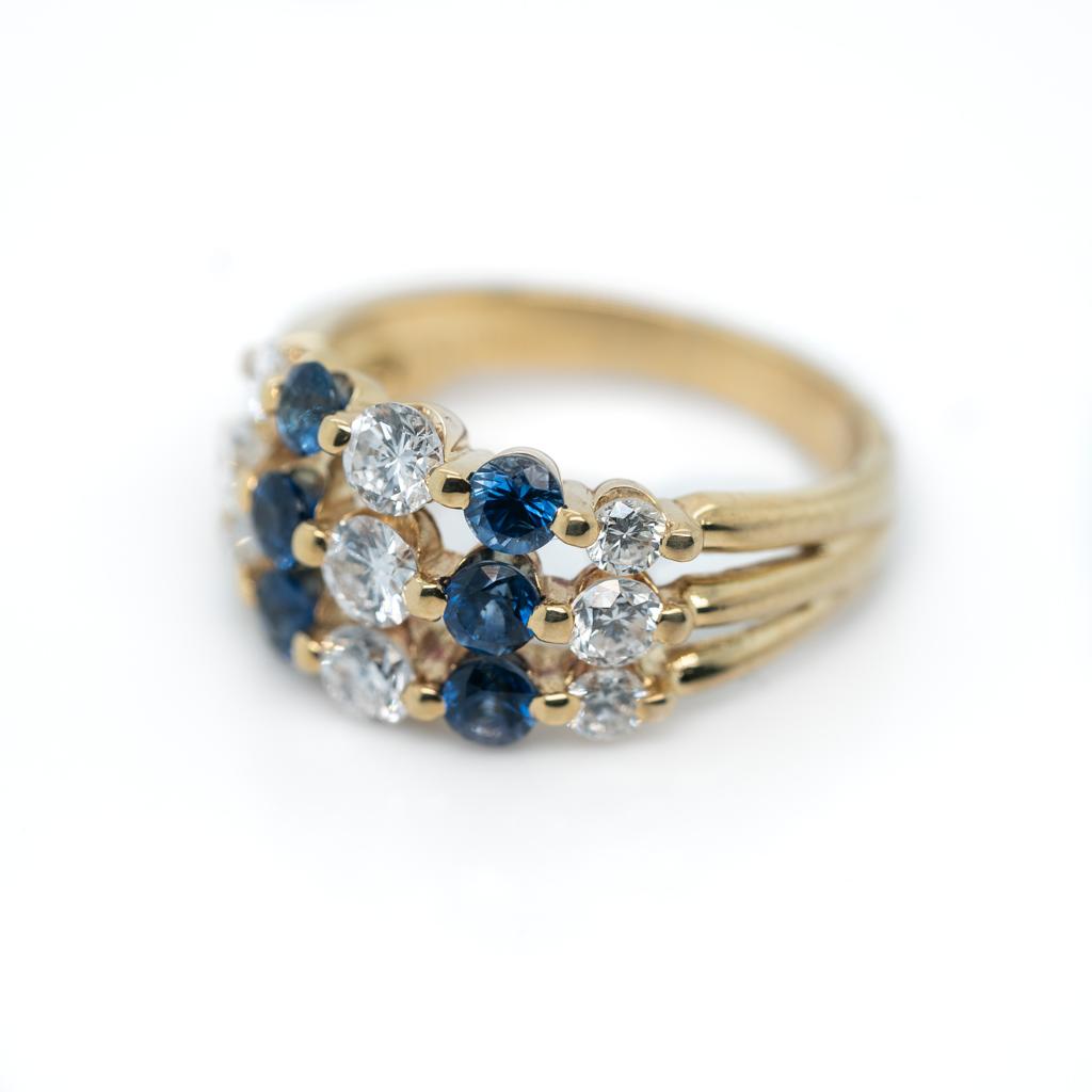 Gold Sapphire Ring