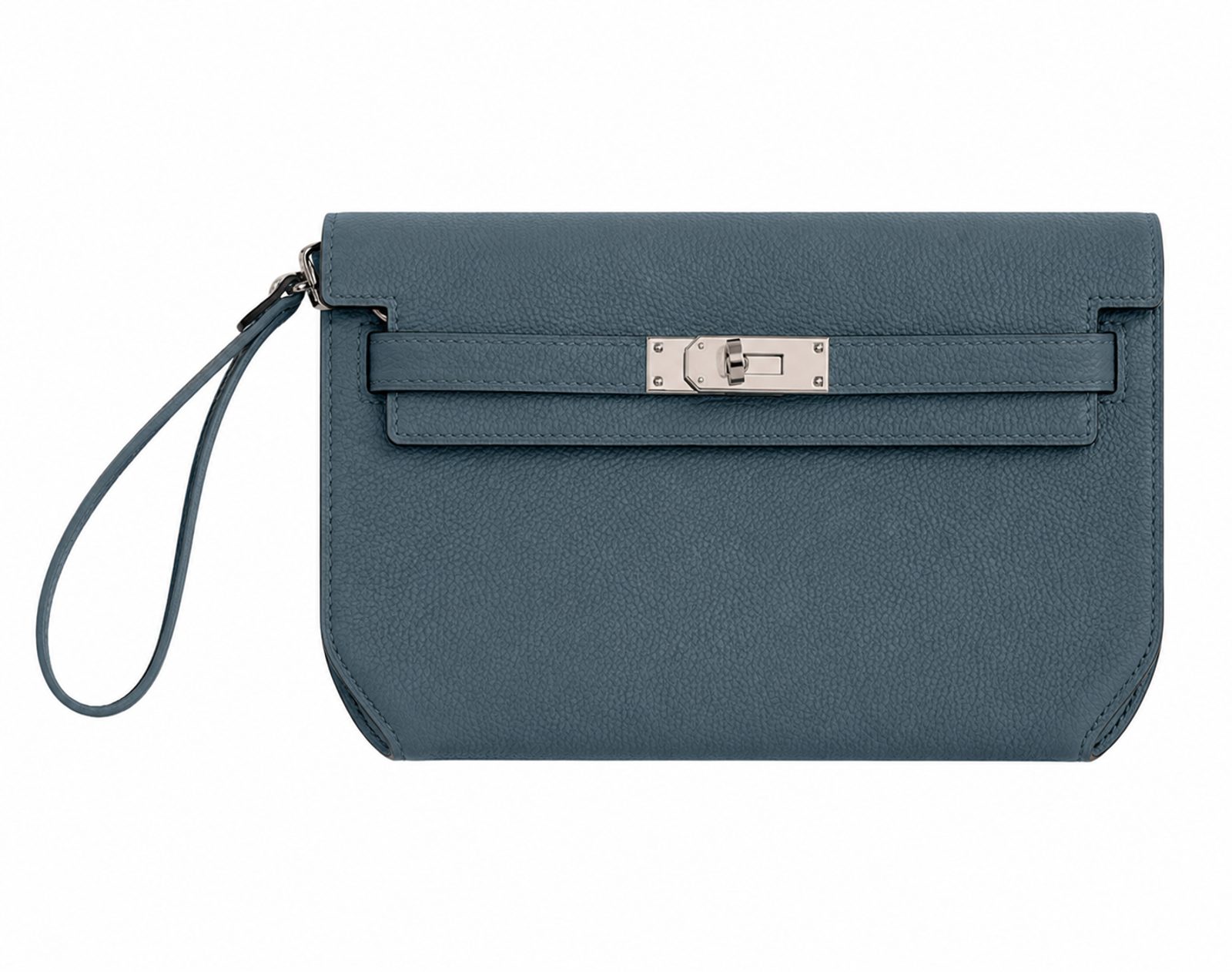 Hermes Handbags Depeche Blue Orage Togo Palladium Hardware