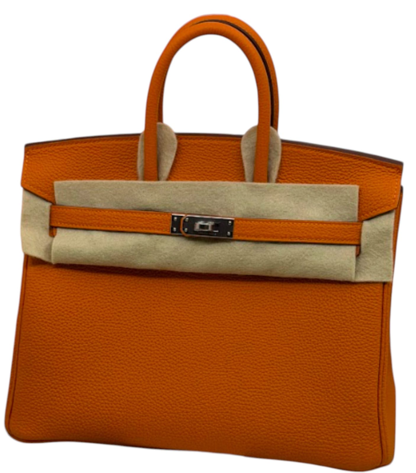 Hermes Handbags Hermes Birkin25 Orange Togo Palladium Hardware 2