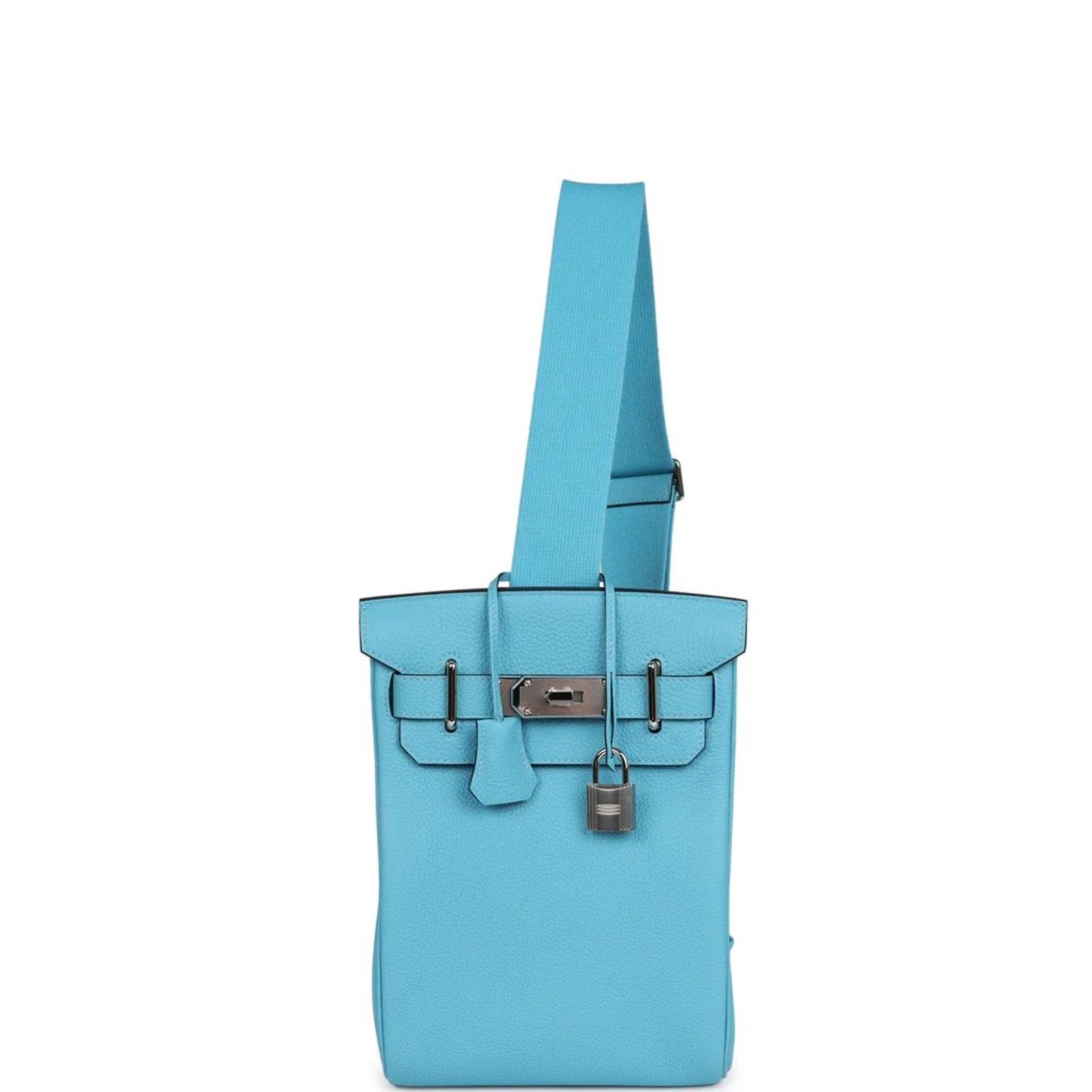 Hermes Handbags Hermes Handbags Hac à Dos PM in Bleu de Nord Togo Palladium Hardware