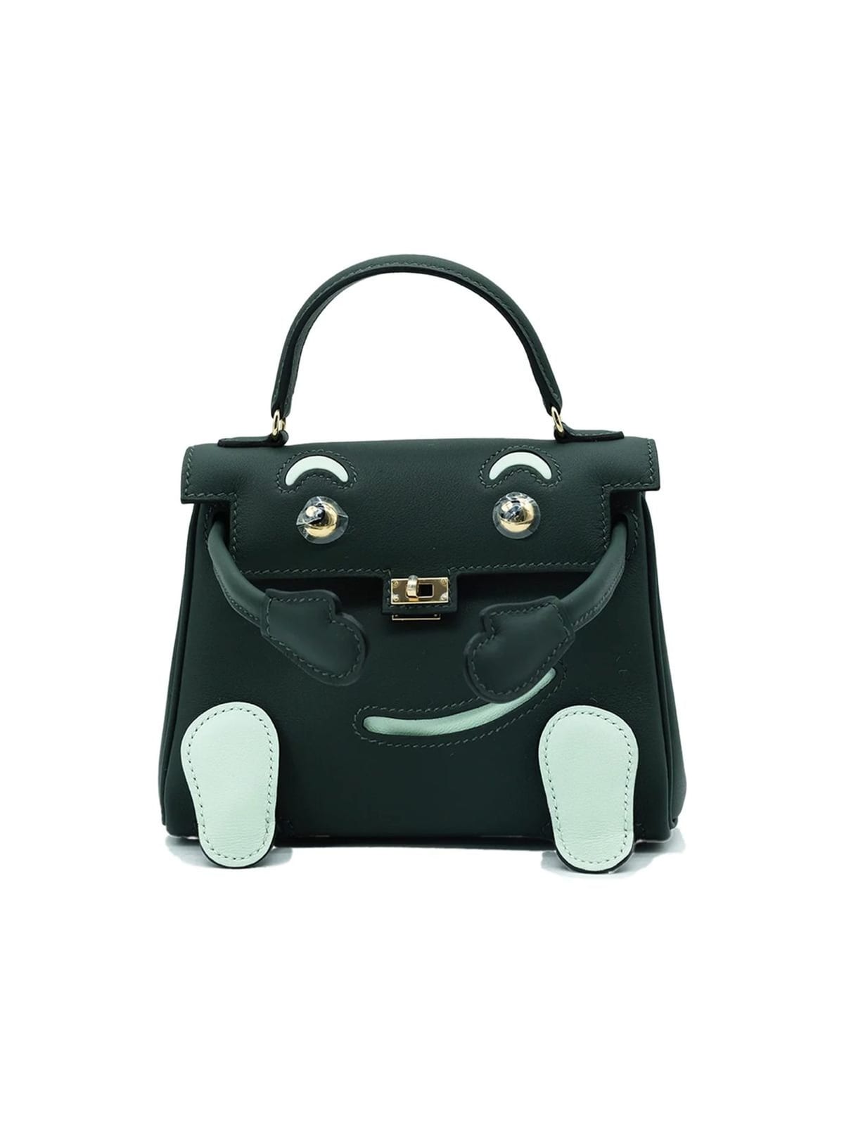 Hermes Handbags Hermès Kelly Doll “Quelle Idole!” – Rare Collectible Mini Bag