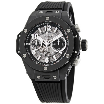 Hublot Big Bang Unico Black Magic Chronograph Automatic Silver Dial Men's Watch 421CI1170RX