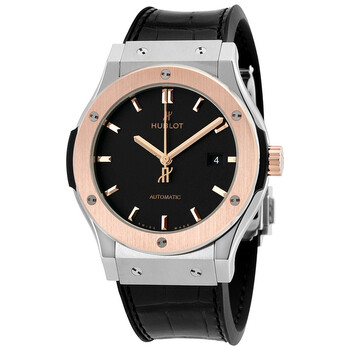 Hublot Classic Fusion Automatic Matte Black Dial Men's Watch 542.NO.1181.LR