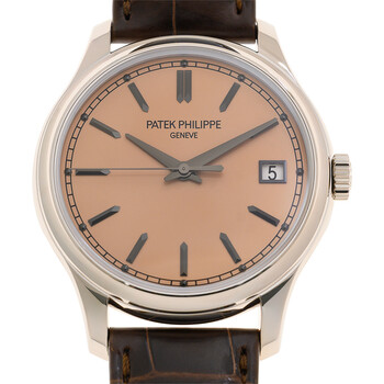 Patek Philippe Calatrava Salmon Dial Automatic Men's Watch 5227G-015