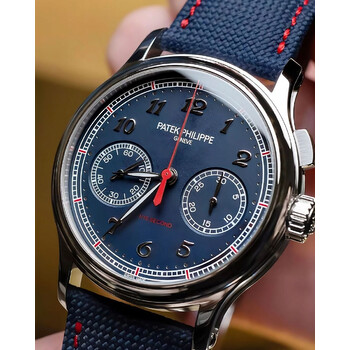 Patek Philippe Grand Complications Chronograph Hand Wind Blue Dial Men's Watch 5470P-001