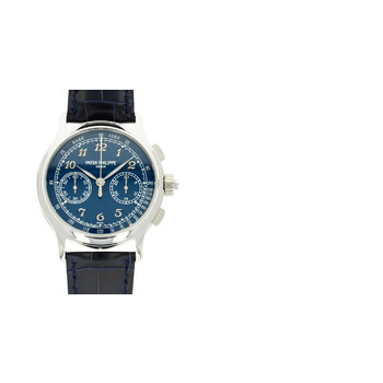 Patek Philippe Grand Complications Chronograph Hand Wind Blue Dial Men's Watch 5370P-011
