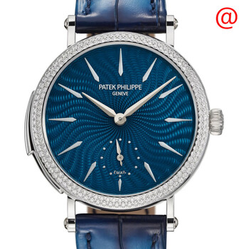 Patek Philippe Grand Complications Hand Wind Diamond Blue Dial Unisex Watch 7040-250G-001