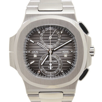 Patek Philippe Nautilus Travel Time Chronograph Stainless Steel Automatic Men's Watch 5990-1A-001