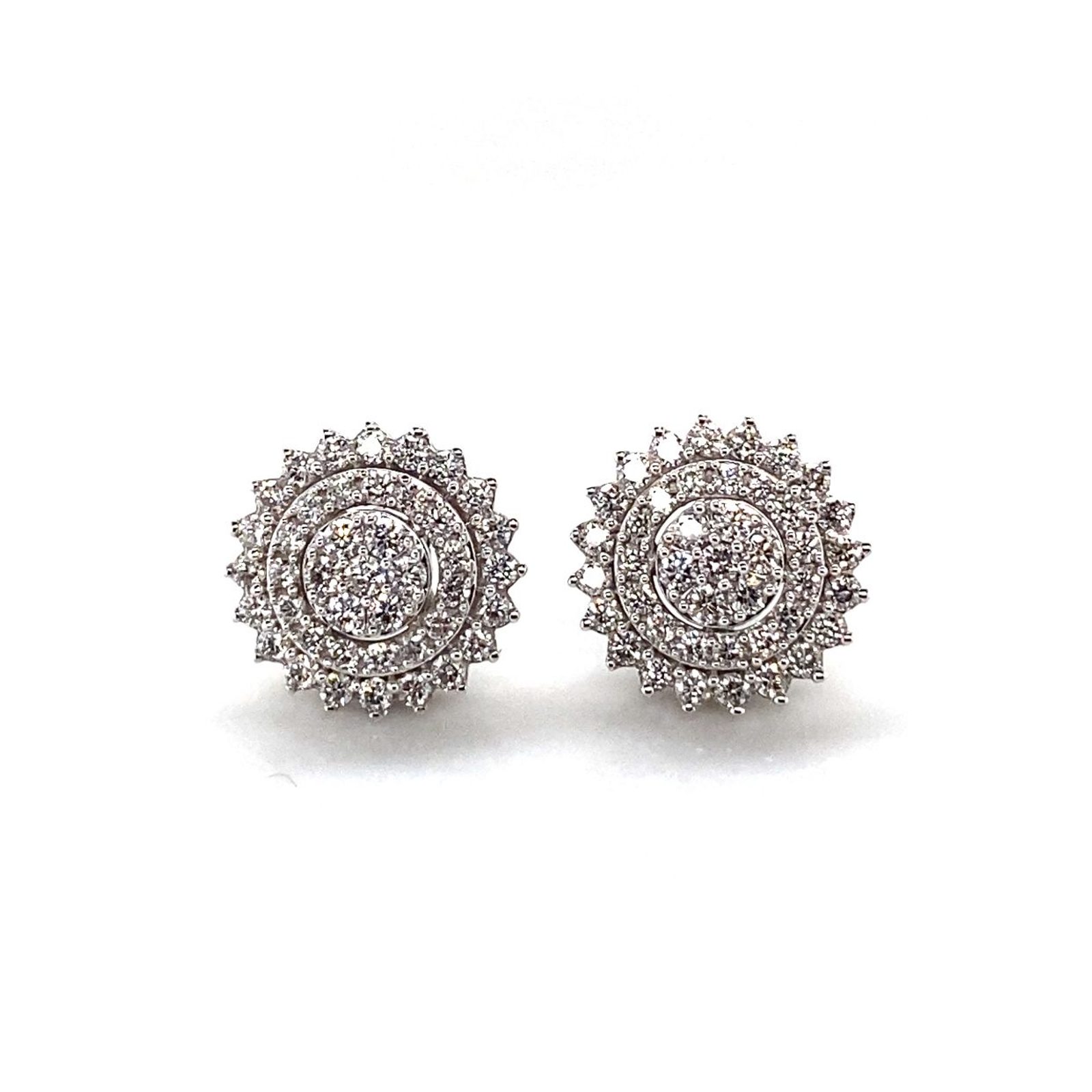 Platinum Jewelry Diamond Earrings 2