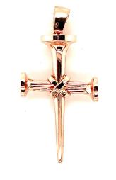 Platinum Jewelry Nail Cross Pendant 2