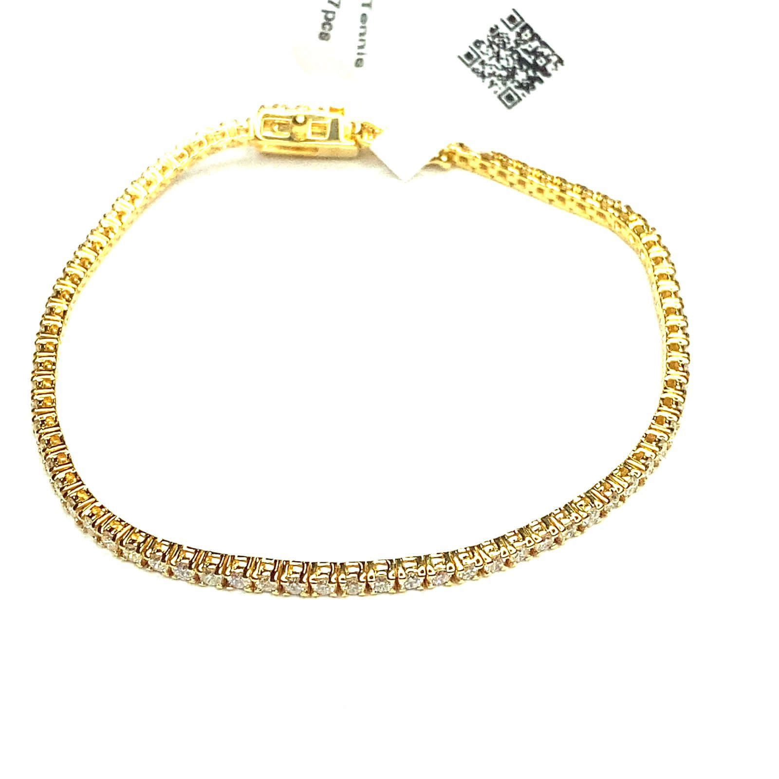 Platinum Jewelry Tennis Bracelet 2