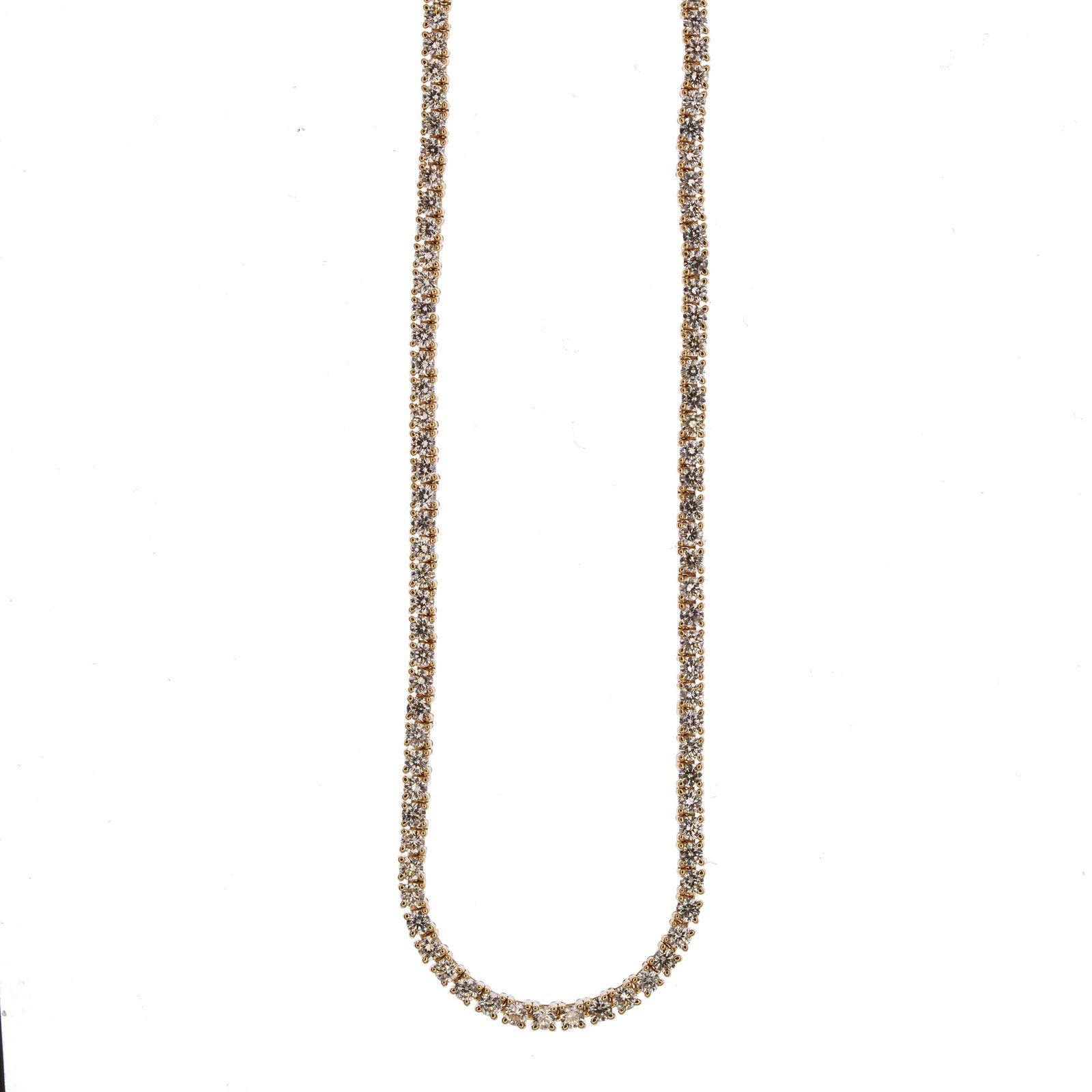 Platinum Jewelry Tennis Necklace