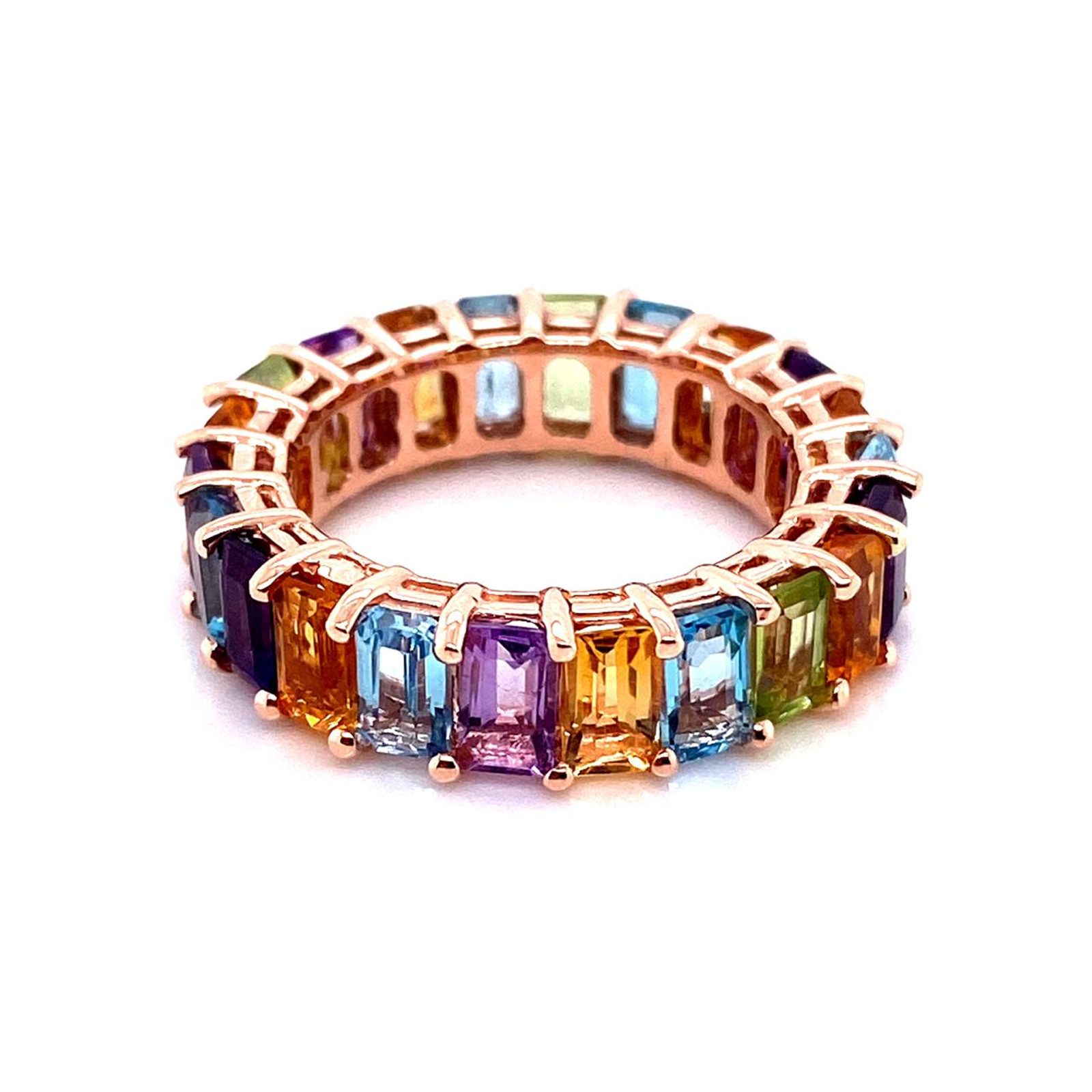 Rainbow Diamond Ring