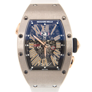 Richard Mille RM 037 Automatic Silver Dial Ladies Watch RM037 AO WG