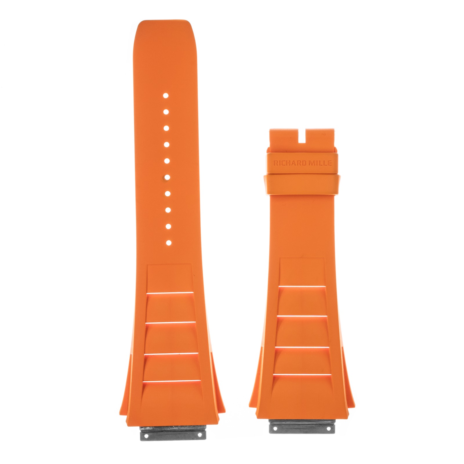 Richard Mille RM030 Orange Rubber Straps