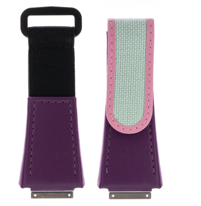 Richard Mille RM11 Purple with Pink & Green Accents Velcro Strap