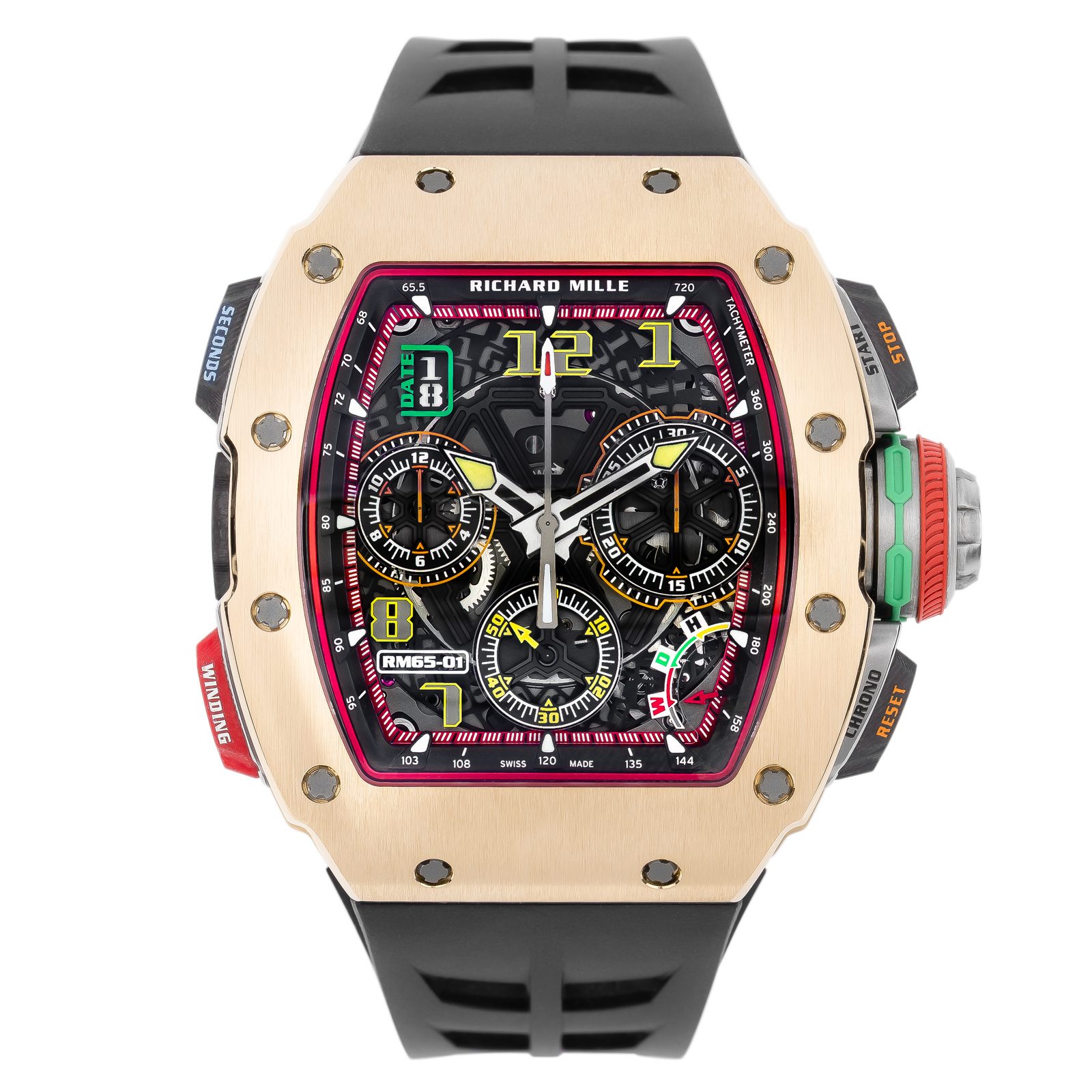 Richard Mille RM65-01 Carbon Rose Gold