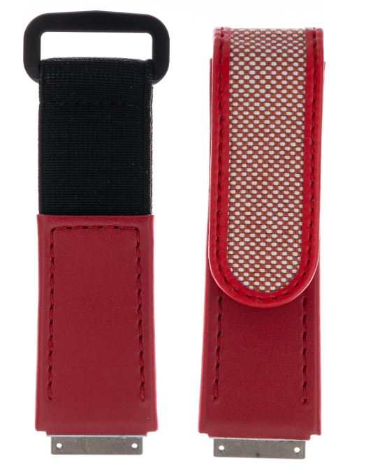 Richard Mille RM67-01 Red with White Accents Velcro Straps