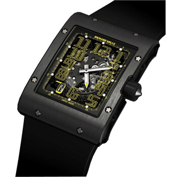 Richard Mille Titanium Black Rubber Men's Watch RM016-TI