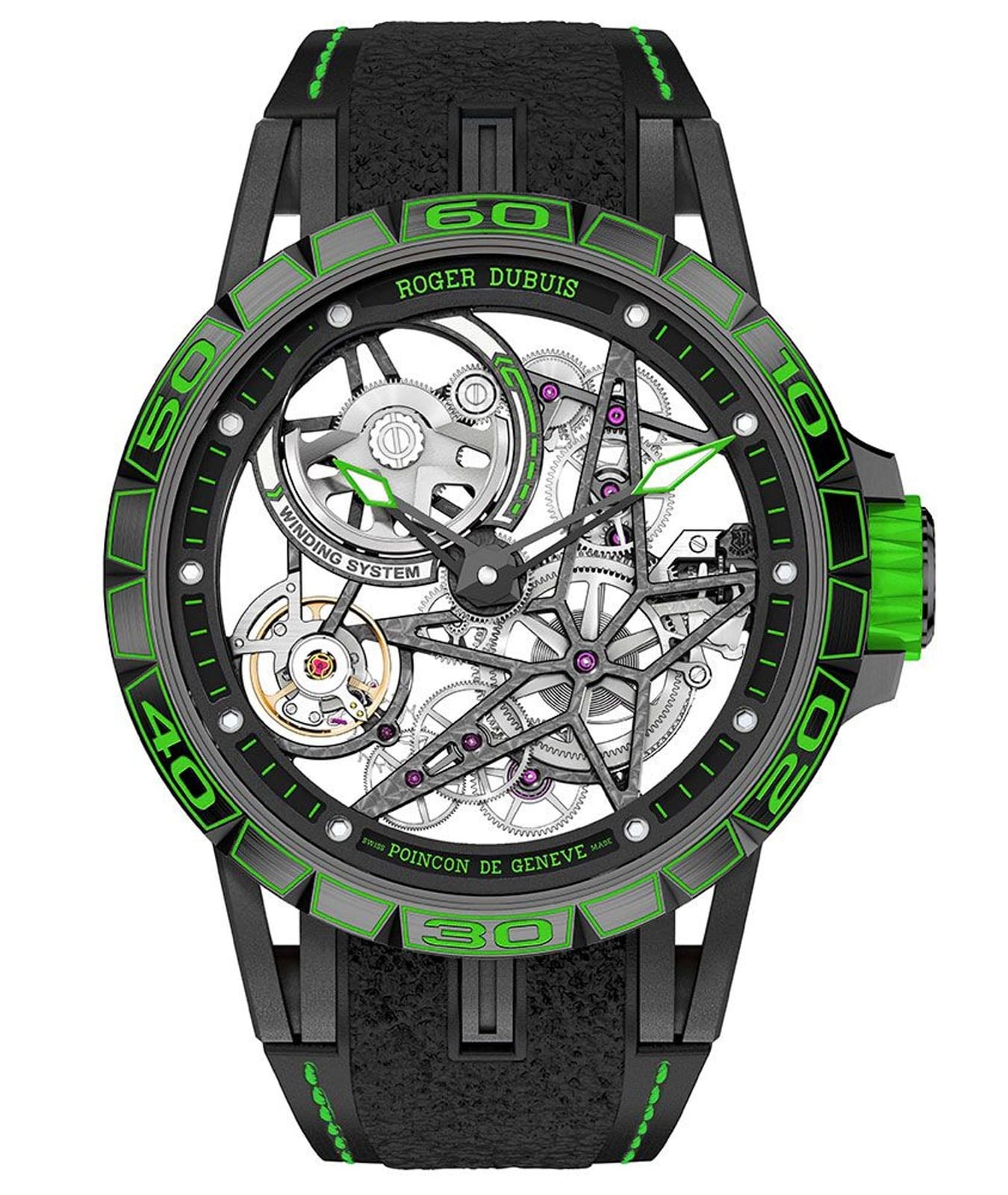 Roger Dubuis Roger Dubuis Excalibur Spider Pirelli – Green Titanium