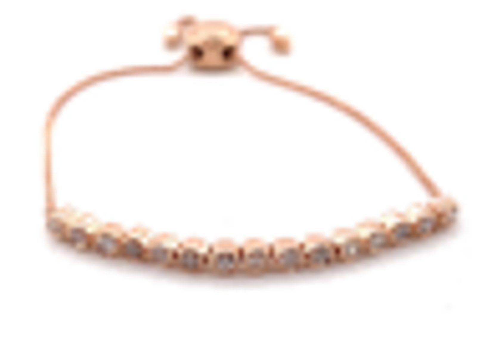 Rose gold diamond bracelet