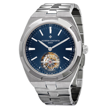 Vacheron Constantin Overseas Tourbillon Automatic Blue Dial Men's Watch 6000V/110A-B544