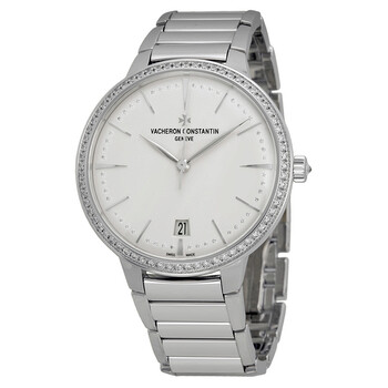 Vacheron Constantin Patrimony Contemporaine Silver Dial White Gold Ladies Watch 85515CA1G-9841