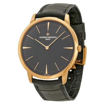 Vacheron Constantin Patrimony Grey Dial 18k Pink Gold Manual Men's Watch 81180000R-9162